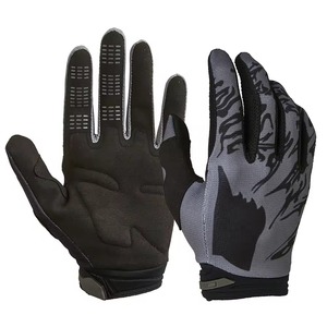Guantes de Ciclismo de Verano Unisex Personalizados de Dedo Completo, Neopreno/Cuero/Poliéster, Ecológicos, Antideslizantes, Acolchados, para Senderismo - Product Image 1