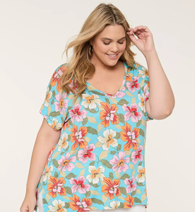 ชุดผ้าฝ้าย100% ลำลองสำหรับผู้หญิงปรับแต่งได้แบบลำลองมีขนาดพิเศษพิมพ์ลายดอกไม้สีสันสดใส - Product Image 5