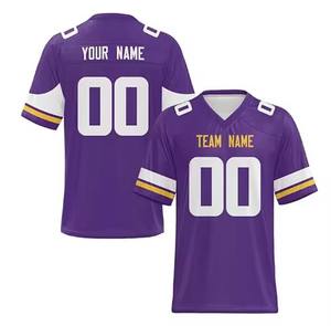 Nouvelle arrivée Maillot de football américain léger et respirant de grande taille Vêtements de football avec impression par sublimation de qualité supérieure - Product Image 4