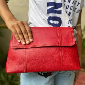 Bolso cruzado de cuero reciclado de estilo occidental de nuevo diseñador, bandolera de cuero colorido a la moda para bolsos versátiles de mujer - Product Image 2