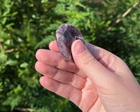Pierre d'inquiétude en améthyste polie de qualité supérieure en gros, pierre naturelle pour le pouce, équilibrage des chakras, méditation, soulagement du stress, énergie spirituelle