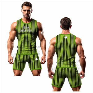 Factory Direct Supply Best Material Made Men Rash Guard <b>Sets</b> Plus Size Men Rash Guard <b>Sets</b> For Fitness Wear - Product Image 4