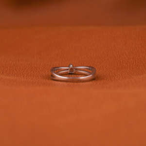 18KT Solid Gold Engagement <b>Ring</b> Natural Diamond Gold Plated Certified New Classic Trendy Style Natural Cut Engagement <b>Ring</b> - Product Image 3