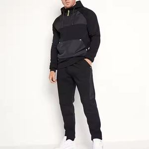 Derniers vêtements de sport tendance pour hommes, ensembles de survêtement deux pièces pour hommes avec capuche, logo personnalisé, vêtements de sport, nouvelle collection - Product Image 1