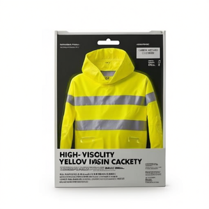 Chaqueta Impermeable Amarilla de Alta Visibilidad para Mayor Seguridad - Product Image 2