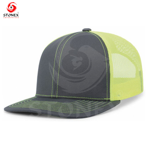 Custom Logo Baseball Cap 100% Cotton Trucker Caps Custom Hats Patch Mesh <b>Back</b> Trucker Hats With Custom Logo - Product Image 3