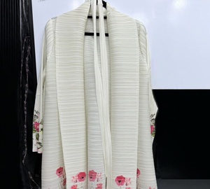 Best Quality Women Cotton Kaftan Dress Handmade Turkish Floor Length Long Sleeve Soft Breathable Fabric Loose Fit Casual Party - Product Image 1