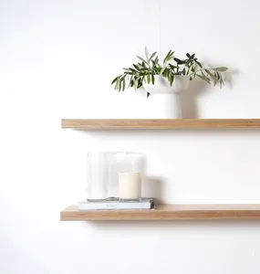Factory Custom Solid <b>Wood</b> Floating <b>Shelves</b> Wooden Wall Mounted <b>Shelves</b> for Home Floating Wall <b>Shelves</b> from Indian Exporter - Product Image 2