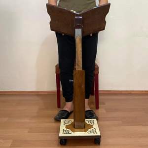 Support de livre en bois mobile réglable Lux | Coran, porte-livre islamique coran | Porte-livre islamique portable | Bureau de lecture - Product Image 2