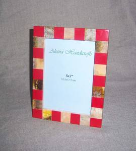 Marcos de fotos de cuerno hechos a mano con nuevo diseño, los más vendidos, decoración para el hogar con incrustaciones de hueso, a precio de fábrica desde India. - Product Image 2