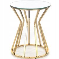 Table basse moderne en métal, pièce maîtresse du salon, finition dorée, mobilier de luxe pour hôtel, écologique, facile à nettoyer