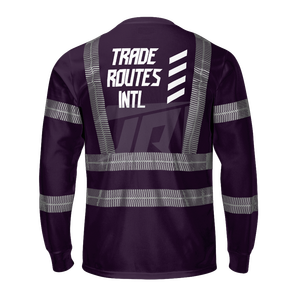 Industrial Workwear Set Premium Quality <b>Waterproof</b> Reflective Safety Clothing Polyester <b>Overall</b> Bib Button Shirt Crew Necks - Product Image 6