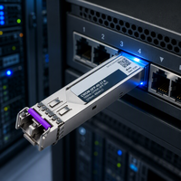 Module émetteur-récepteur optique SFP+ CWDM, module de division de longueur d'onde à fibre monomode pour la communication réseau Ethernet