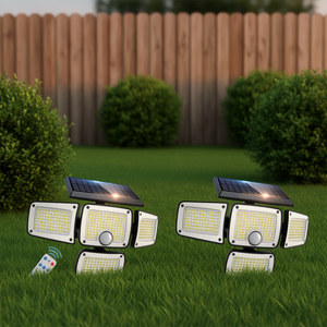 ไฟสปอร์ตไลท์ LED พลังงานแสงอาทิตย์สำหรับสวนกลางแจ้ง 1200lm คุณภาพพรีเมียม - Product Image 3