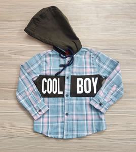 Nouvel arrivage Sweat à capuche à carreaux décontracté pour garçon à manches longues en coton et polyester respirant anti-boulochage Bangladesh - Product Image 5