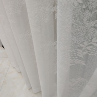 Tissu de rideau transparent de haute qualité, textiles pour rideaux de maison élégants
