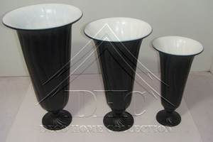 Vase à fleur en fer décoratif pour maison moderne couleur noire pour salon et bureau au prix de gros - Product Image 4