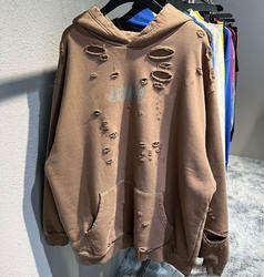 Oem personalizado lavado invierno Sudadera con capucha sin cuerdas de gran tamaño francés Terry sudaderas hombres Vintage desgastado 100% algodón Sudadera con capucha - Product Image 6