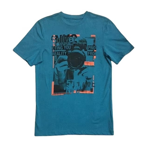 OEM/ODM, venta al por mayor de camisetas de algodón 100% para hombre, transpirables, holgadas, 180 gramos, estilo informal, serigrafía con patrón de letras - Product Image 4