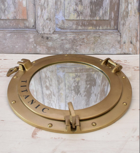 Miroir de hublot de haute qualité - Cadeau pour marin, produit phare, hublot nautique en laiton antique, décoration murale nautique et maritime - Product Image 2