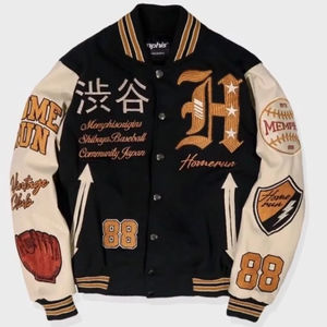 Veste universitaire et collage brodé de qualité supérieure personnalisée et vieillie pour hommes, vente en gros de vestes - Product Image 1