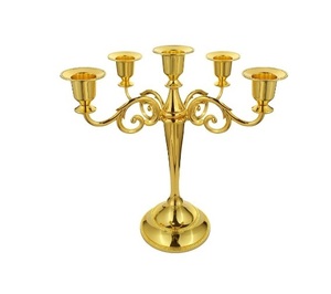3 Arms Handcrafted Modern Brass <b>Candelabra</b> with Customizable Design Durable for Weddings & Christmas Home Decor - Product Image 5