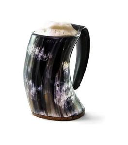 Polished Horn <b>Mug</b> Rustic Handmade Drinkware Natural Cup for Kitchen Decor Dining Use Daily Beverages and Collection - Product Image 3