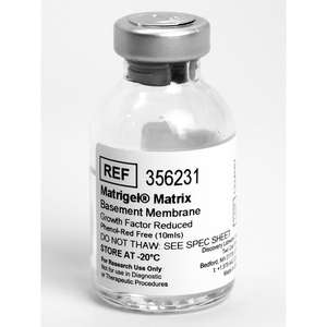 Corning Matrigel GFR 10mL Bouteilles de laboratoire Facteur de croissance réduit Membrane de base Matrice Phénol Sans rouge Sans LDEV - Product Image 3