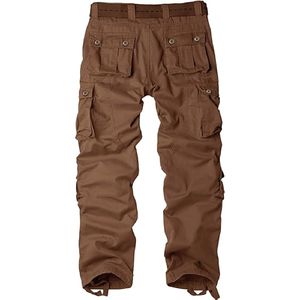 Pantalon cargo de moto léger et respirant pantalon de travail en plein air avec motif droit et techniques froissées - Product Image 2