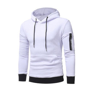 Sweat-shirts à capuche décontractés pour hommes en gros, 100% coton, hiver, broderie numérique, surdimensionné, respirant, design moderne - Product Image 2