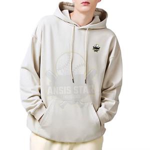 Sudadera con Capucha de Moda Urbana para Hombre, Diseño con Flecos, Logotipo Personalizado, Corte Holgado, Forro Polar Cálido, Informal, Venta al Por Mayor - Product Image 6