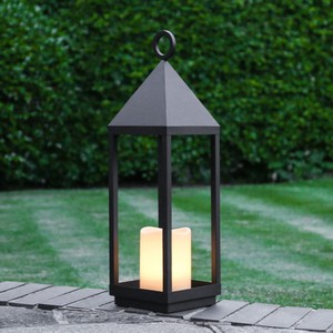 Vela realista de aluminio para exteriores, linterna alta de Oslo, podría describirse como una iluminación decorativa para exteriores, decoración del hogar - Product Image 4