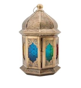 Top Quality <b>Iron</b> Hanging Lantern With Yellow <b>Powder</b> Coated Finished For Home Decor Metal Hanging Lantern - Product Image 5