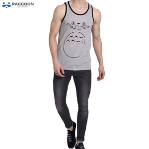 เสื้อกล้ามผู้ชายแรคคูนสปอร์ตผ้าคอตตอน3D สำหรับผู้ใหญ่เสื้อแรคคูนแห้งเร็ว - Product Image 4