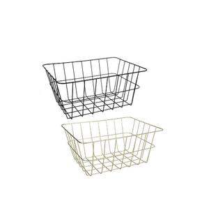 Usine en gros fer métal Art stockage treillis métallique panier multifonctionnel panier décoratif noir et or et couleur or Rose - Product Image 1
