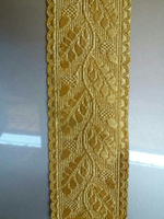 Tresse cérémonielle en dentelle de fil de Mylar doré pour uniforme, vente en gros, meilleure qualité, autres couleurs disponibles, par gallon