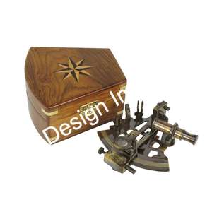 Loupe en forme de dôme en laiton poli à haute brillance dans une boîte nautique cadeaux emballés loupe élégante article cadeau promotionnel - Product Image 6