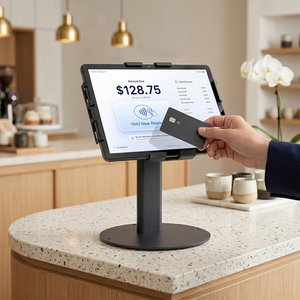 Tablette Android NFC POS 10,1 pouces avec support de bureau, certifiée GMS, paiement sans contact, tablette <span class=keywords><strong>PC</strong></span> de comptoir pour la vente au détail, la restauration, ODM, OEM - Product Image 6