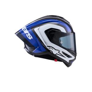 Venta de Casco ALPINE STARS SUPERTECH R10 ARIUS NEGRO BRILLANTE/BLANCO/AZUL MD - Product Image 1