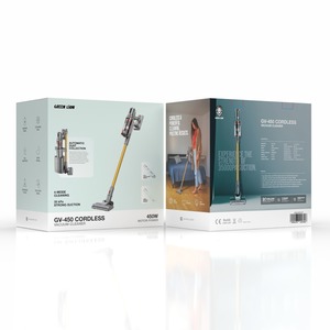 Green Lion-Aspiradora Inalámbrica con Motor sin Escobillas para Uso Doméstico y Hotelero, Accesorio con Bolsa PARA EL Hogar y el Hotel, 1, 2 Unidades - Product Image 3