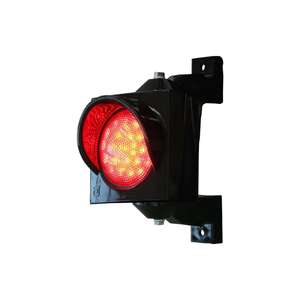 Feu de signalisation LED simple en aluminium et PC de 100 mm pour parcs, entrées de sites et entrepôts industriels, fabriqué en Turquie SN-04-02-152 - Product Image 3