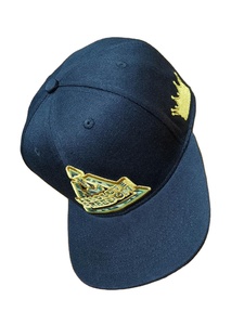 Casquette de baseball unisexe personnalisée brodée en 3D, en denim polyester/coton, avec lettres, design multi-panneaux, utilisable en toutes saisons, haute qualité - Product Image 1