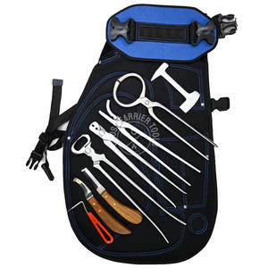Best Seller farrier tools & Farrier Apron Chaps set Horse Hoof <b>Care</b> tools Horseshoe Grooming Tool <b>Kit</b> nipper Puller clincher - Product Image 1