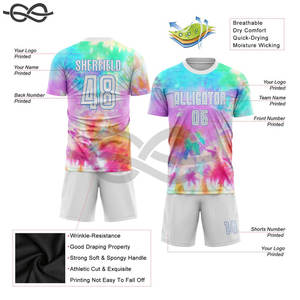 Nouveau meilleur prix maillots de football pour équipe et joueur hommes vêtements de sport adulte jouant au football ensemble d'uniformes vêtements de sport - Product Image 2