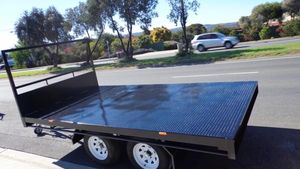 Remolque plano de equipo pesado 62000 GVWR para la venta-para transporte de automóviles - Product Image 3