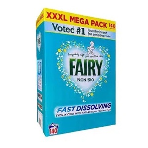 Cápsulas de Detergente Ecológicas Fairy para Ropa, Aptas para Pieles Sensibles, 140 Lavados - Product Image 4