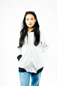 High Quality <b>grey</b> Jacket Woman Breathable Jacket Zip up jacket Women's Jackets - Product Image 3