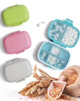Distributeur de médicaments pliable avec 8 compartiments, boîte à pilules Portable, conteneur de rangement