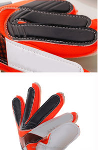 Guantes de portero de cuero de 3 tamaños de diseño superior, guantes de entrenamiento de fútbol deportivos para adolescentes de alta calidad para niños y adultos - Product Image 3