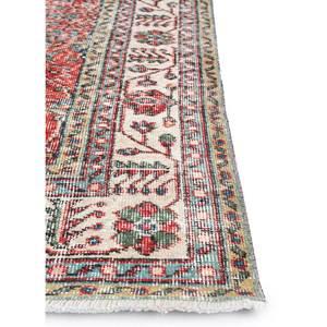 Alfombra de Lana Anudada a Mano de Gran Tamaño, Estilo Vintage, Pae-2699, con Patrón Floral Rojo y Naranja, para Sala de Estar, Pasillo, Habitación Juvenil - Product Image 4